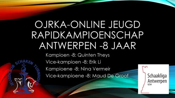 Ojrka Online Jeugd rapidkampioenschap Antwerpen 8 jaar page 001