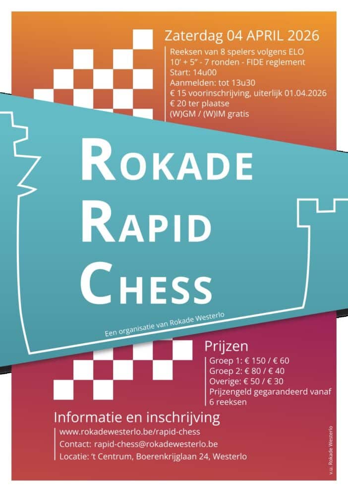 Rokade Rapid Chess 2026 • Rokade Westerlo